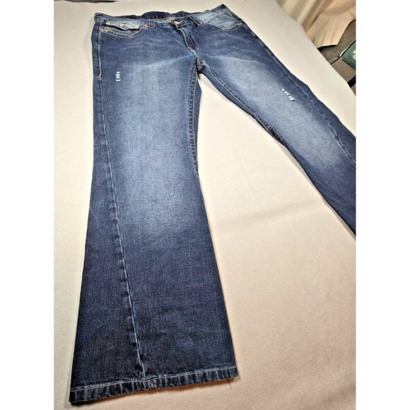 RARE VINTAGE TRUE RELIGION JOEY JEANS MEN'S 38x32 SAMURAI EMBROIDERED Y2K USA - Picture 3 of 16